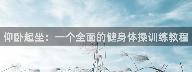 意昂体育4是干嘛的公司：仰卧起坐：一个全面的健身体操训练教程