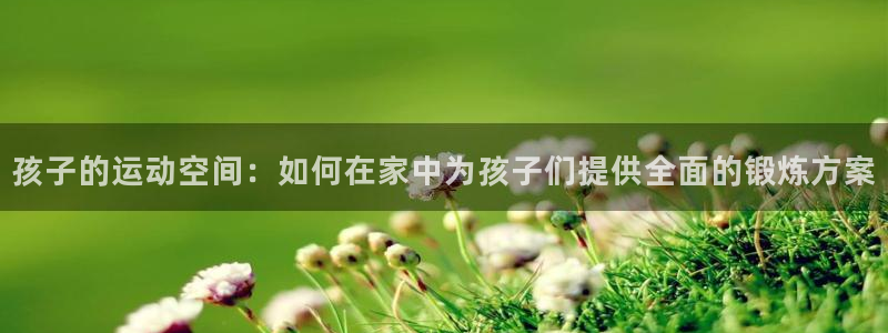 意昂平台体育：孩子的运动空间：如何在家中为孩子们提供