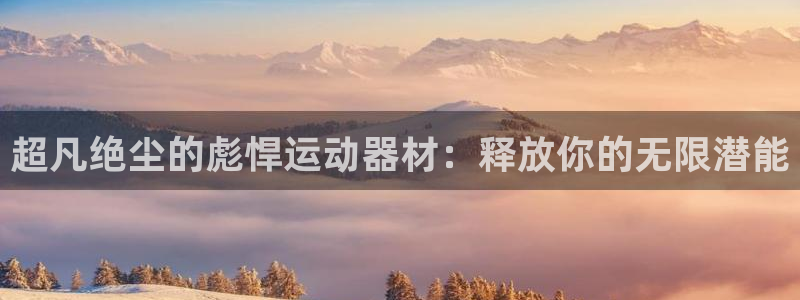 意昂4娱乐是那个系列的台子：超凡绝尘的彪悍运动器材：释放你的