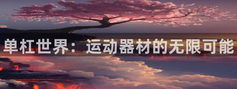 意昂体育4是干嘛的公司：单杠世界：运动器材的无限可能